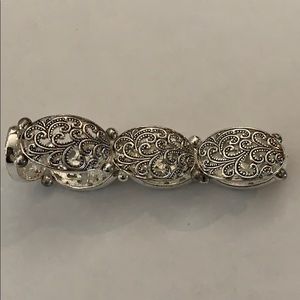 Silver tone bracelet